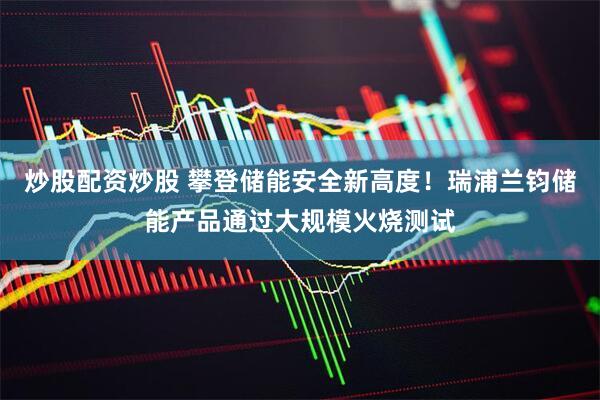 炒股配资炒股 攀登储能安全新高度！瑞浦兰钧储能产品通过大规模火烧测试